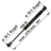 molla a pressione del gas